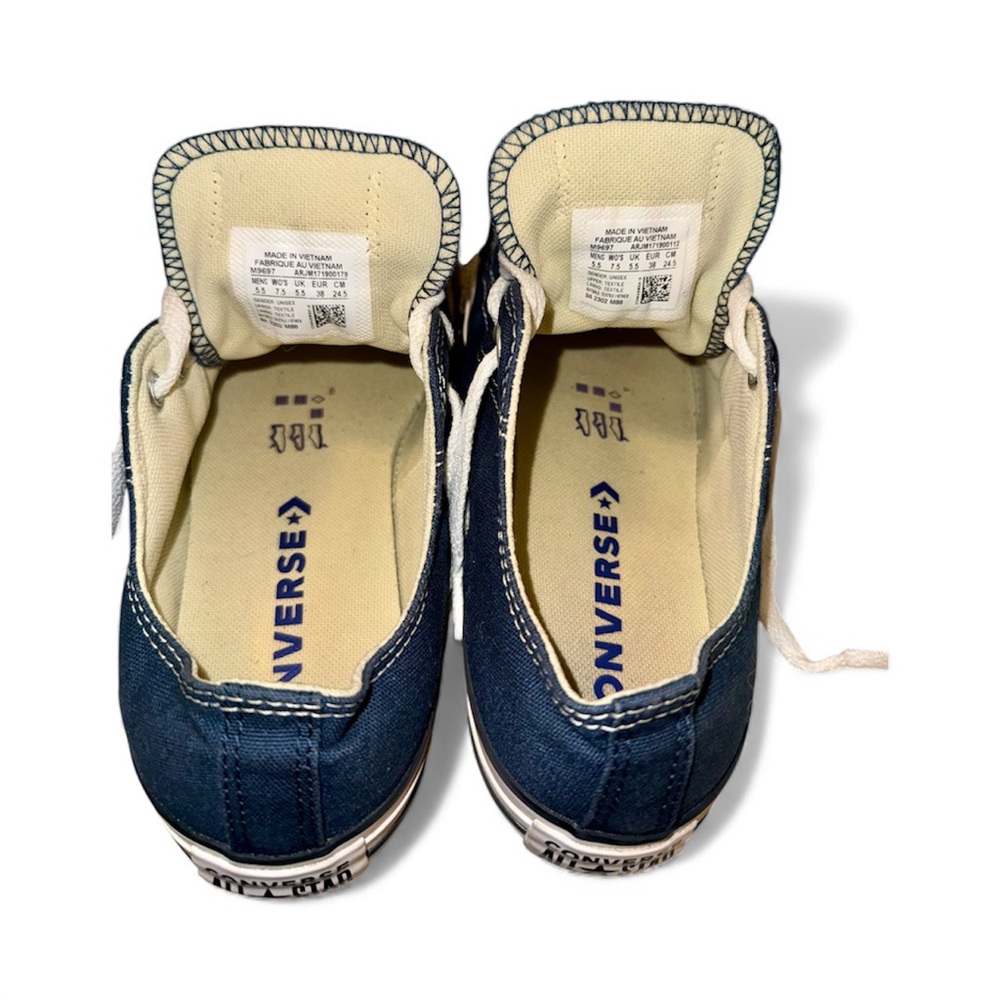 Converse Dark Blue Shoes Size 7.5 - Picture 4 of 5